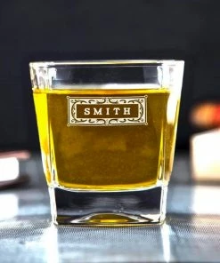 Personalized Whiskey Glasses By SuitShop