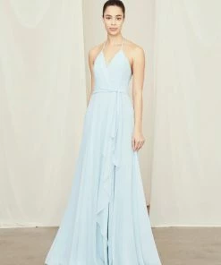 Amsale Long Bridesmaid Dress Carmelle All Bridesmaid Dresses