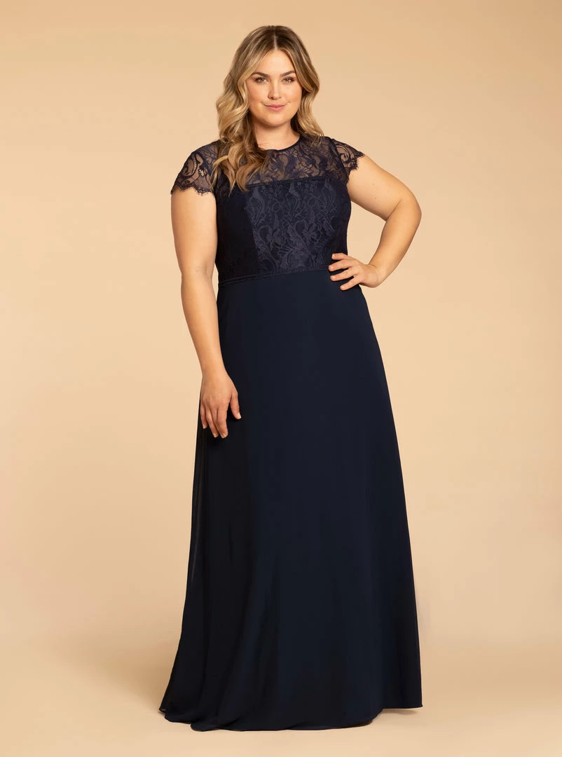 Hayley Paige Occasions Inclusive Hayley Paige Occasions Plus Size Bridesmaid Dress - W917 3 Hayley Paige Occasions Inclusive Hayley Paige Occasions Plus Size Bridesmaid Dress - W917