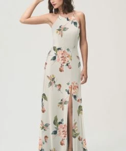 Jenny Yoo Long Bridesmaid Dress Kayla Print All Bridesmaid Dresses