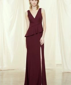 All Bridesmaid Dresses Amsale Long Bridesmaid Dress Leila