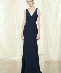 Amsale Long Bridesmaid Dress Gwyneth All Bridesmaid Dresses