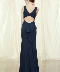 Amsale Long Bridesmaid Dress Gwyneth All Bridesmaid Dresses